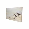 Fondo 20 x 30 in. Two Sandpipers on the Beach-Print on Canvas FO2789147